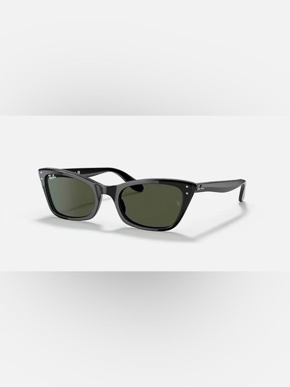 NEW Ray-Ban RB2299 Lady Burbank 52-20-140 Black Cat-Eye Sunglasses